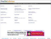 Tablet Screenshot of directory.freenetsolutions.com